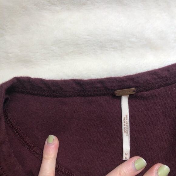 Free People Penny Embroidered Balloon Sleeve Top - Picture 6 of 7